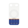 プレミアムパネル with MagSafe［ CASEPLAY Tartan Check - Blue ］