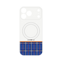 プレミアムパネル with MagSafe［ CASEPLAY Tartan Check - Blue ］
