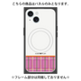 プレミアムパネル with MagSafe［ CASEPLAY Tartan Check - Pink ］