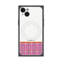プレミアムパネル with MagSafe［ CASEPLAY Tartan Check - Pink ］