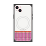 プレミアムパネル with MagSafe［ CASEPLAY Tartan Check - Pink ］