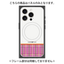 プレミアムパネル with MagSafe［ CASEPLAY Tartan Check - Pink ］