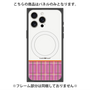 プレミアムパネル with MagSafe［ CASEPLAY Tartan Check - Pink ］
