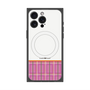 プレミアムパネル with MagSafe［ CASEPLAY Tartan Check - Pink ］