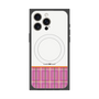 プレミアムパネル with MagSafe［ CASEPLAY Tartan Check - Pink ］