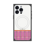 プレミアムパネル with MagSafe［ CASEPLAY Tartan Check - Pink ］