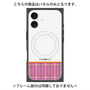 プレミアムパネル with MagSafe［ CASEPLAY Tartan Check - Pink ］