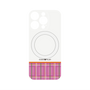 プレミアムパネル with MagSafe［ CASEPLAY Tartan Check - Pink ］
