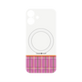 プレミアムパネル with MagSafe［ CASEPLAY Tartan Check - Pink ］