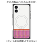 プレミアムパネル with MagSafe［ CASEPLAY Tartan Check - Pink ］