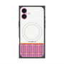 プレミアムパネル with MagSafe［ CASEPLAY Tartan Check - Pink ］