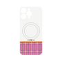 プレミアムパネル with MagSafe［ CASEPLAY Tartan Check - Pink ］