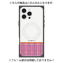 プレミアムパネル with MagSafe［ CASEPLAY Tartan Check - Pink ］
