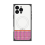 プレミアムパネル with MagSafe［ CASEPLAY Tartan Check - Pink ］
