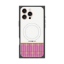 プレミアムパネル with MagSafe［ CASEPLAY Tartan Check - Pink ］