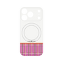 プレミアムパネル with MagSafe［ CASEPLAY Tartan Check - Pink ］