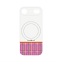 プレミアムパネル with MagSafe［ CASEPLAY Tartan Check - Pink ］