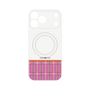 プレミアムパネル with MagSafe［ CASEPLAY Tartan Check - Pink ］
