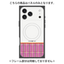 プレミアムパネル with MagSafe［ CASEPLAY Tartan Check - Pink ］
