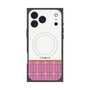 プレミアムパネル with MagSafe［ CASEPLAY Tartan Check - Pink ］