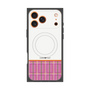 プレミアムパネル with MagSafe［ CASEPLAY Tartan Check - Pink ］