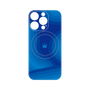 プレミアムパネル with MagSafe［ CASEPLAY Winding Pattern - Blue ］