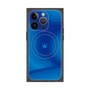 プレミアムパネル with MagSafe［ CASEPLAY Winding Pattern - Blue ］