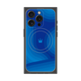 プレミアムパネル with MagSafe［ CASEPLAY Winding Pattern - Blue ］