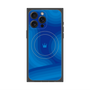 プレミアムパネル with MagSafe［ CASEPLAY Winding Pattern - Blue ］