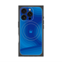 プレミアムパネル with MagSafe［ CASEPLAY Winding Pattern - Blue ］