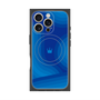 プレミアムパネル with MagSafe［ CASEPLAY Winding Pattern - Blue ］