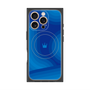 プレミアムパネル with MagSafe［ CASEPLAY Winding Pattern - Blue ］