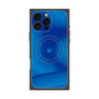 プレミアムパネル with MagSafe［ CASEPLAY Winding Pattern - Blue ］