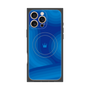 プレミアムパネル with MagSafe［ CASEPLAY Winding Pattern - Blue ］