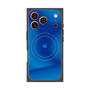 プレミアムパネル with MagSafe［ CASEPLAY Winding Pattern - Blue ］