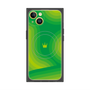 プレミアムパネル with MagSafe［ CASEPLAY Winding Pattern - Green ］