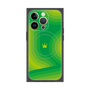 プレミアムパネル with MagSafe［ CASEPLAY Winding Pattern - Green ］