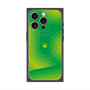 プレミアムパネル with MagSafe［ CASEPLAY Winding Pattern - Green ］