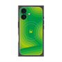 プレミアムパネル with MagSafe［ CASEPLAY Winding Pattern - Green ］
