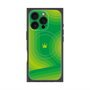 プレミアムパネル with MagSafe［ CASEPLAY Winding Pattern - Green ］