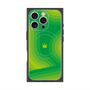 プレミアムパネル with MagSafe［ CASEPLAY Winding Pattern - Green ］
