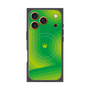 プレミアムパネル with MagSafe［ CASEPLAY Winding Pattern - Green ］