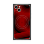 プレミアムパネル with MagSafe［ CASEPLAY Winding Pattern - Red ］