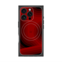 プレミアムパネル with MagSafe［ CASEPLAY Winding Pattern - Red ］
