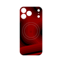 プレミアムパネル with MagSafe［ CASEPLAY Winding Pattern - Red ］