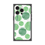 プレミアムパネル with MagSafe［ Nordic Dot - Green ］