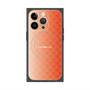 プレミアムパネル with MagSafe［ CASEPLAY Check - Orange ］