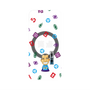 プレミアムパネル with MagSafe［ 笑点 - 三遊亭 小遊三 - 白 ］