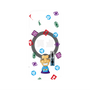 プレミアムパネル with MagSafe［ 笑点 - 三遊亭 小遊三 - 白 ］