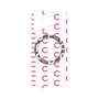プレミアムパネル with MagSafe［ オリジナル - CASEPLAYイニシャル総柄 - ピンク ］